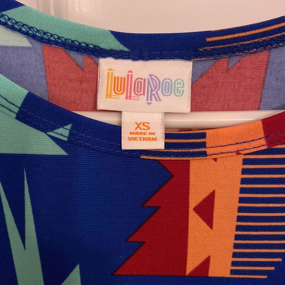 LuLaRoe High Low Aztec Print dress - Picture 4 of 6